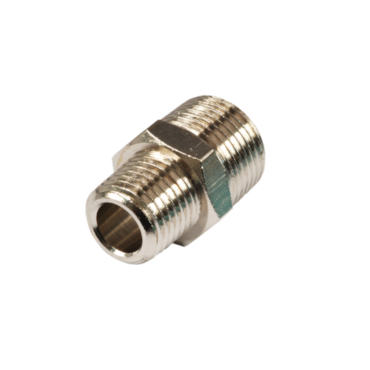 Tapered Reducer Nipple, Nickel Plated Brass